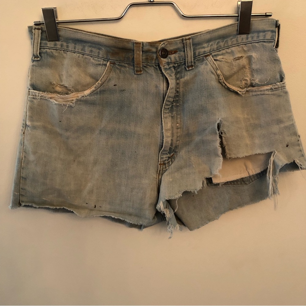 Vintage Levi’s Orange Tab 70’s cut off jean shorts